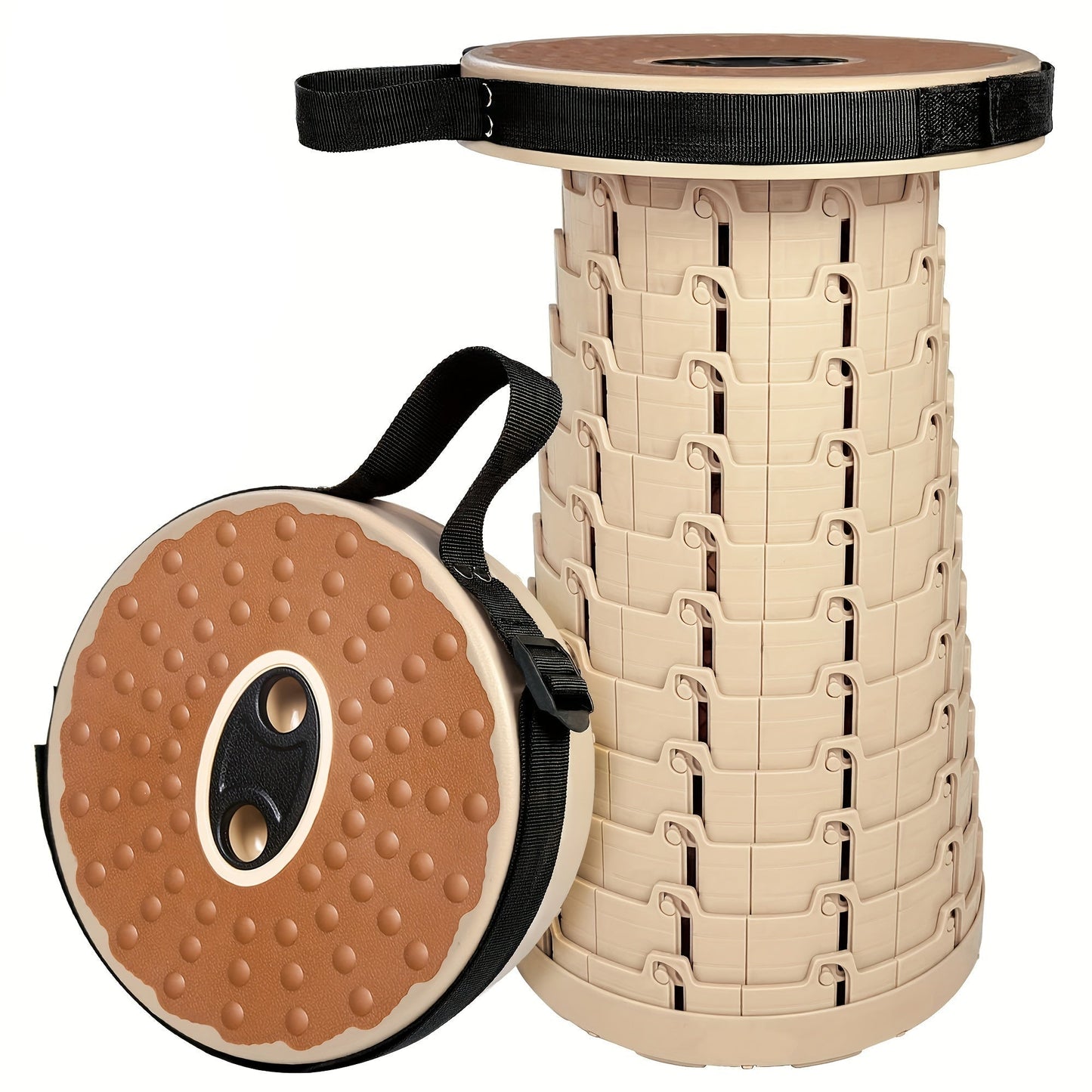 Ultra-Comfort Folding Stool with PU Cushion-0