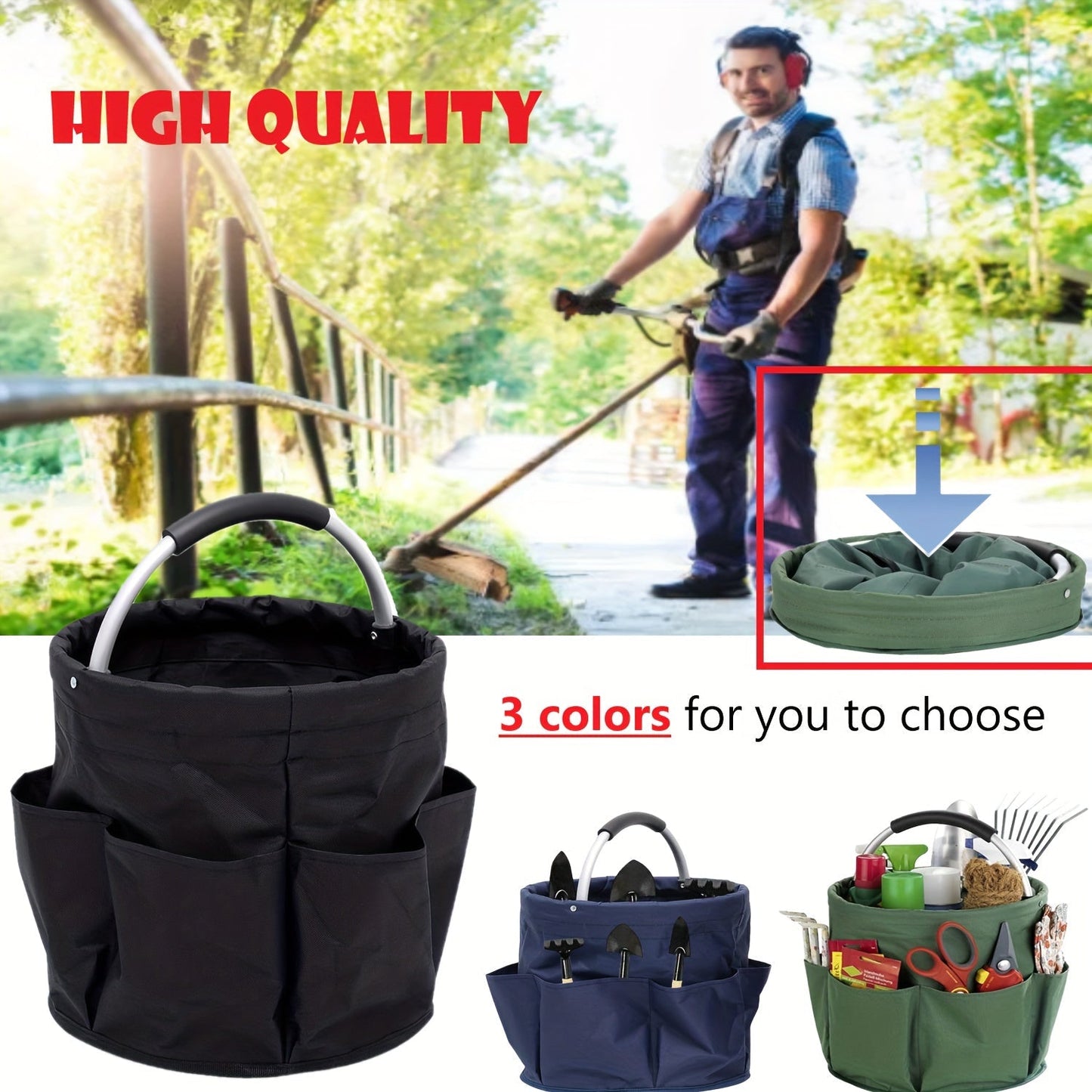 Storage Bucket Tool Organizer Bag-2