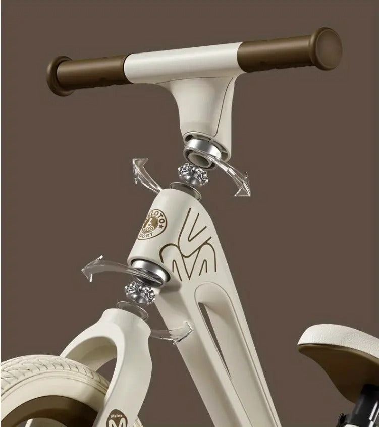 Kids Balance Bike Fiberglass Frame Wheels-3
