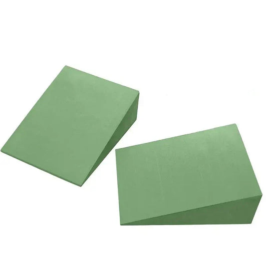 Yoga Foam Wedge Blocks Calf Raise Stretchers (Green)-0