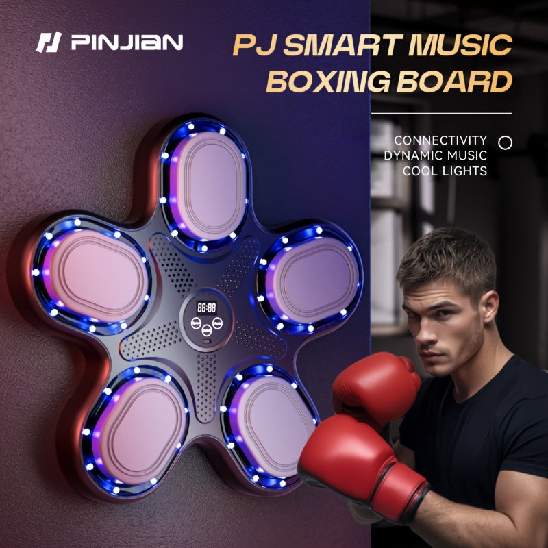 Smart Music Boxing Trainer Wall-Mounted Fitness Pad-2