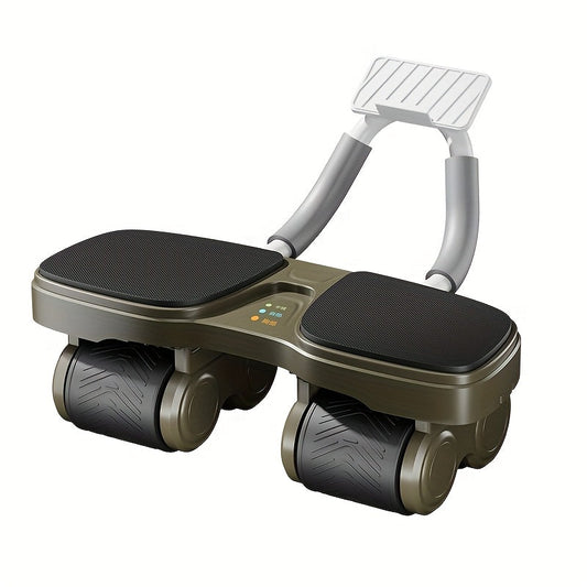 Automatic Rebound Ab Wheel Core Trainer with Support-0