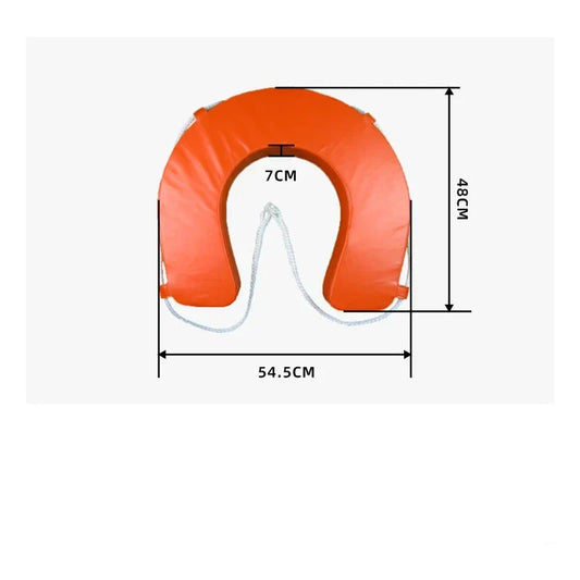 Universal Waterproof PU Leather Swimming Pool Safety Life Buoy-1