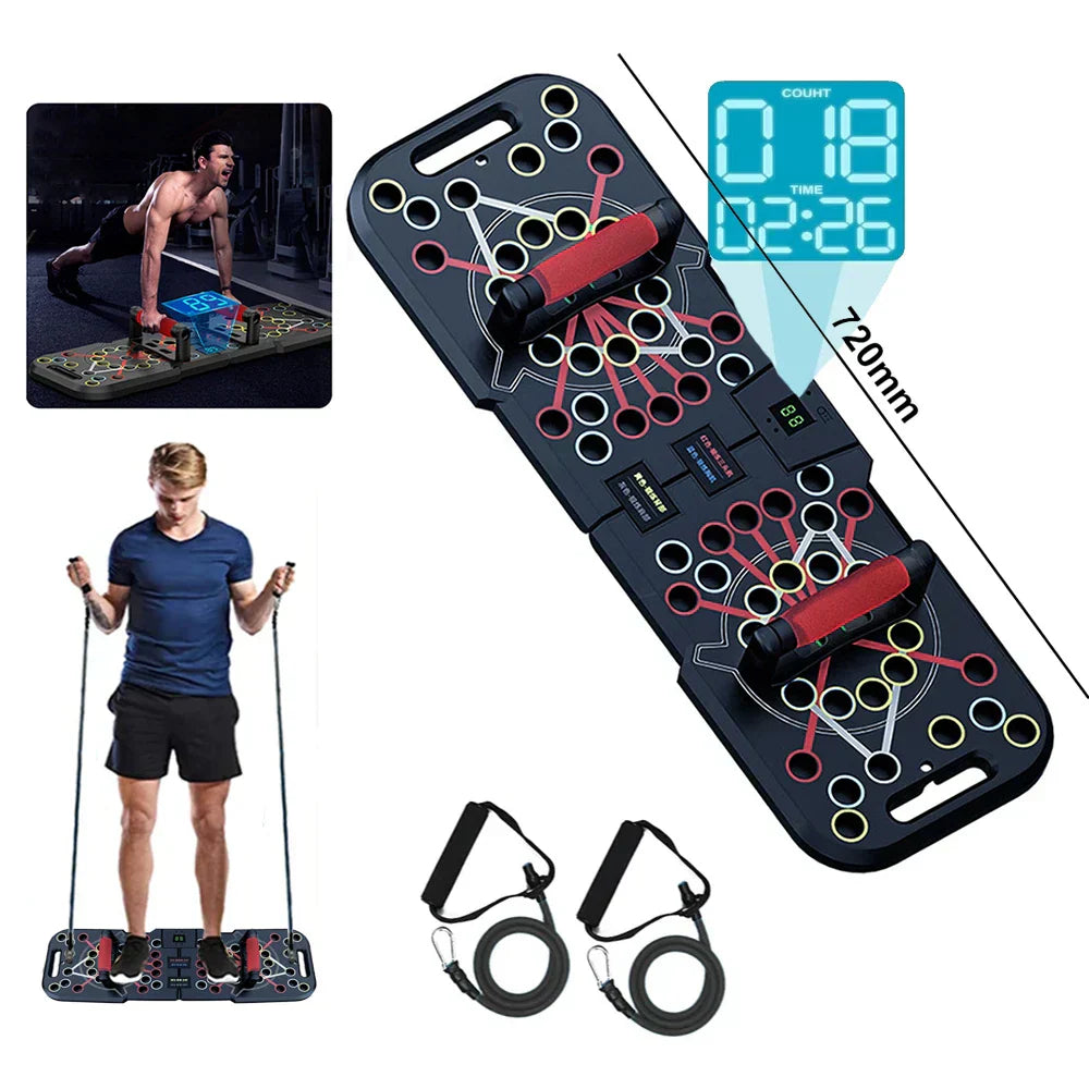 Multifunctional Electronic Push Up Board with Counting Feature-1