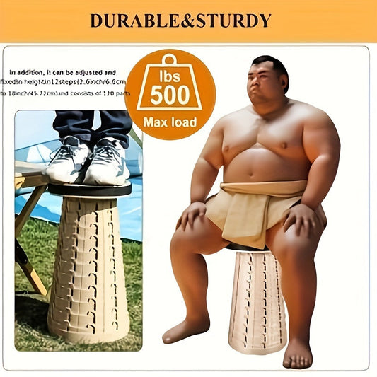 Ultra-Comfort Folding Stool with PU Cushion-1